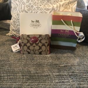 Coach small wristlet